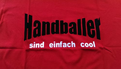 Motiv-Shirt / Handballer